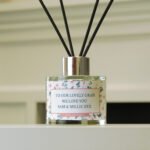 Personalised Any Message Floral Design Glass Reed Diffuser - Image 8