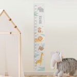 Personalised Children's Animal Themed Height Chart
