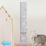 Personalised Children's Tiny Tatty Teddy Unicorn Design Height Chart - Image 4