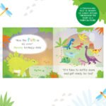 Personalised Children's Dinosaur Book & Wooden Stacking Toy Set - Image 8