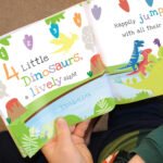 Personalised Children's Dinosaur Book & Wooden Stacking Toy Set - Image 6