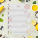 Personalised 'Good Food Good Mood' A5 Food Diary - Image 2