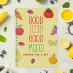 Personalised 'Good Food Good Mood' A5 Food Diary - Image 5