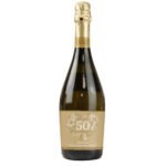 Personalised ‘Happy 50th Anniversary’ Gold Heart Design Bottle of Prosecco - Image 5
