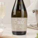 Personalised ‘Happy 30th Anniversary’ Pearl Heart Design Bottle of Prosecco - Image 4