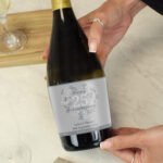 Personalised ‘Happy 25th Anniversary’ Silver Heart Design Bottle of Prosecco - Image 2