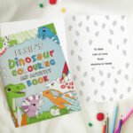 Personalised Children's Dinosaur Colouring & Activity Book - Image 5