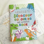 Personalised Children's Dinosaur Colouring & Activity Book - Image 4