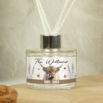 Personalised Highland Cow Design Glass Reed Diffuser - Image 4