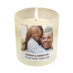 Personalised Photo Upload Scented Frosted Glass Jar Candle - Image 5