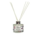 Personalised Any Message Wild Flowers Design Glass Reed Diffuser - Image 5