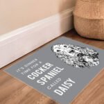 Personalised Dog Breed Design Pet Bowl Mat - Image 4