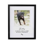 Personalised Pet Pawprints Motif Photo Upload Black Framed Print - Image 4