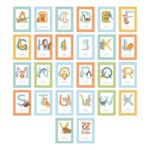 Personalised Children’s Animal Alphabet Design White Framed Poster - Image 2