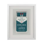 Personalised ‘The Perfect Match’ White Framed Poster - Image 3
