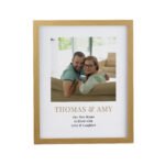 Personalised Square Photo Design Photo Upload Oak Framed Poster - Image 4