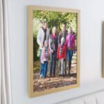 Personalised Photo Upload Oak Framed Poster - Image 3