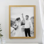 Personalised Photo Upload Oak Framed Poster - Image 4