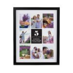 Personalised Big Number Multi Photo Upload Black Framed Poster - Image 4
