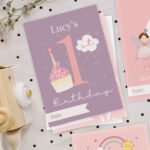 Personalised Fairy Princess Design Baby Milestone Cards (24 Pack) - Image 6