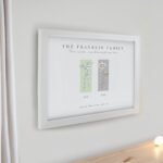 Personalised Birth Flower Design Family of 2 White Framed Print - Image 2