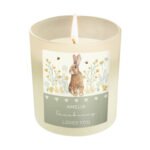 Personalised Spring Bunny Design Scented Frosted Glass Jar Candle - Image 5