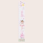Personalised Children's Fairy Princess Design Height Chart