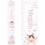 Personalised Children's Fairy Princess Design Height Chart - Image 5