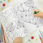 Personalised Children's Princess & Unicorn Colouring Book and Activities - Image 3