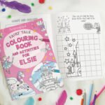 Personalised Children's Princess & Unicorn Colouring Book and Activities - Image 5