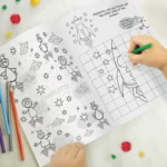 Personalised Children's Space Themed Colouring Book and Activities - Image 4