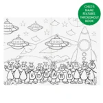 Personalised Children's Space Themed Colouring Book and Activities - Image 6