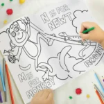 Personalised Children's Zoo 'Animal Alphabet' Colouring Book - Image 5