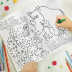 Personalised Children's Zoo 'Animal Alphabet' Colouring Book - Image 2