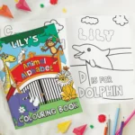 Personalised Children's Zoo 'Animal Alphabet' Colouring Book - Image 4