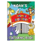 Personalised Children's Zoo 'Animal Alphabet' Colouring Book - Image 7