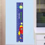 Personalised Children's Space Themed Height Chart