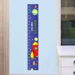 Personalised Children's Space Themed Height Chart