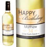 Personalised 'Happy Birthday' Bottle of White Wine - Image 4