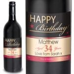 Personalised 'Happy Birthday' Bottle of Red Wine - Image 3