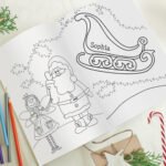 Personalised Santa & Fairy Christmas Colouring Book - Image 4