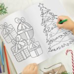 Personalised Santa & Fairy Christmas Colouring Book - Image 5