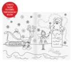 Personalised Santa & Fairy Christmas Colouring Book - Image 5