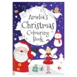 Personalised Santa & Fairy Christmas Colouring Book - Image 6
