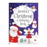 Personalised Santa & Fairy Christmas Colouring Book - Image 7
