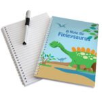 Personalised Children's Dinosaur Themed A5 Notebook - Image 2