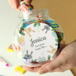 Personalised Any Message Easter Bunny Design Sweet Jar - Image 2