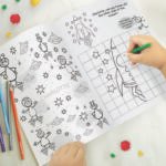 Personalised Children's Space Themed Colouring Book with Pencil Crayons - Image 5