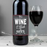 Personalised ‘It’s Always Wine O’Clock’ Bottle of Red Wine - Image 3