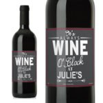 Personalised ‘It’s Always Wine O’Clock’ Bottle of Red Wine - Image 4